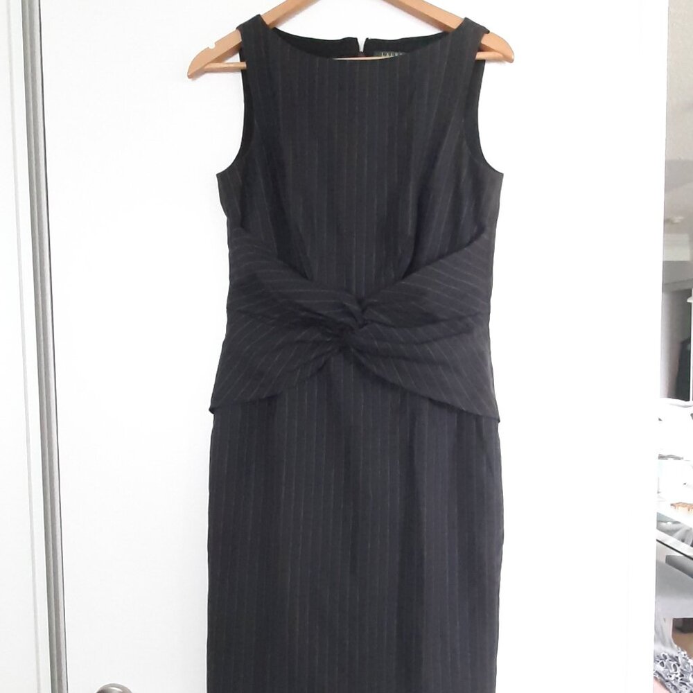 LAUREN RALPH LAUREN Pinstripe Dress - Size 8